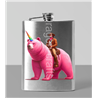 8oz Hip Flask - Unicorn rider - 51