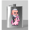 8oz Hip Flask - Unicorn rider - 54