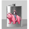 8oz Hip Flask - Unicorn rider - 6