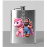 8oz Hip Flask - Unicorn rider - 62