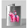 8oz Hip Flask - Unicorn rider - 64