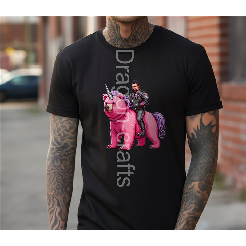 Big and Tall T-Shirt - Unicorn rider - 10