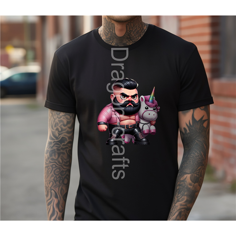 Big and Tall T-Shirt - Unicorn rider - 17