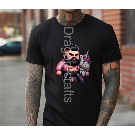 Big and Tall T-Shirt - Unicorn rider - 17