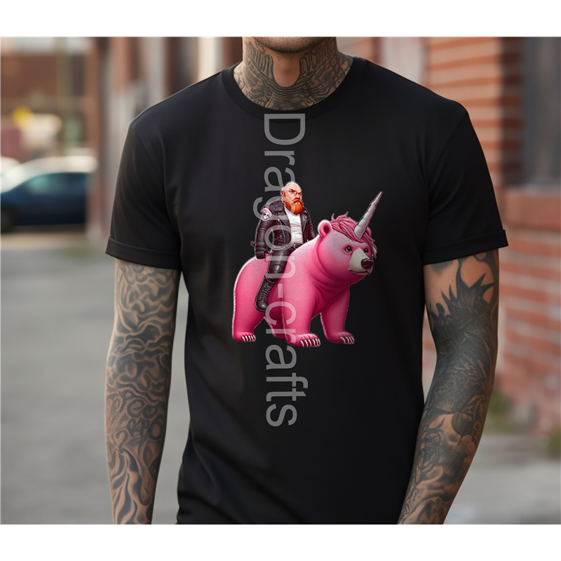 Big and Tall T-Shirt - Unicorn rider - 22