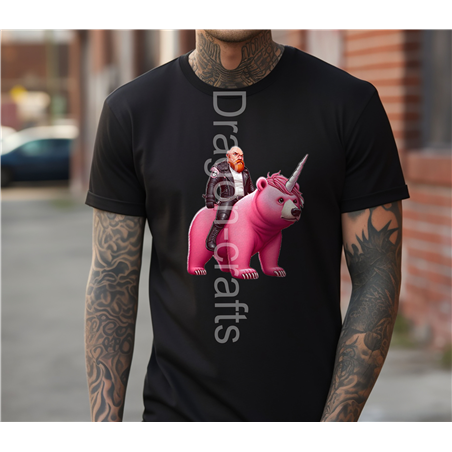 Big and Tall T-Shirt - Unicorn rider - 22