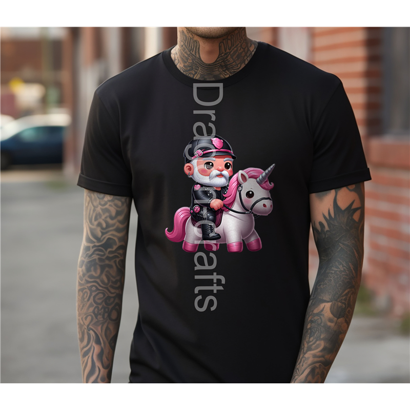 Big and Tall T-Shirt - Unicorn rider - 28