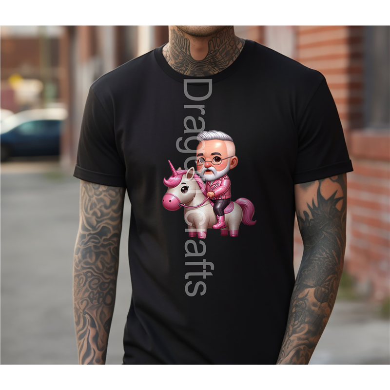 Big and Tall T-Shirt - Unicorn rider - 29 Big and Tall T-Shirt - Unicorn rider - 29