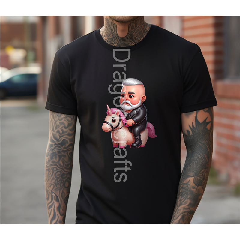 Big and Tall T-Shirt - Unicorn rider - 4