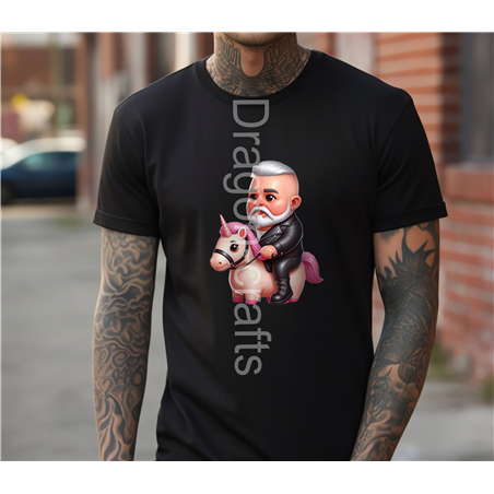 Big and Tall T-Shirt - Unicorn rider - 4