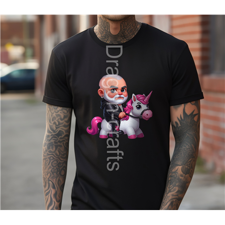 Big and Tall T-Shirt - Unicorn rider - 41