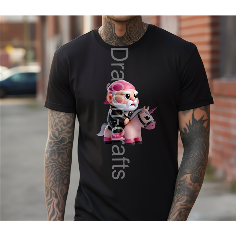 Big and Tall T-Shirt - Unicorn rider - 45 Big and Tall T-Shirt - Unicorn rider - 45