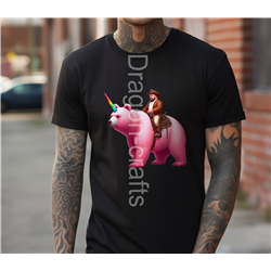 Big and Tall T-Shirt - Unicorn rider - 9