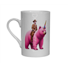 Bone China Mug  - Unicorn rider - 1