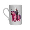 Bone China Mug  - Unicorn rider - 10