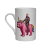 Bone China Mug  - Unicorn rider - 12