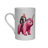 Bone China Mug  - Unicorn rider - 22