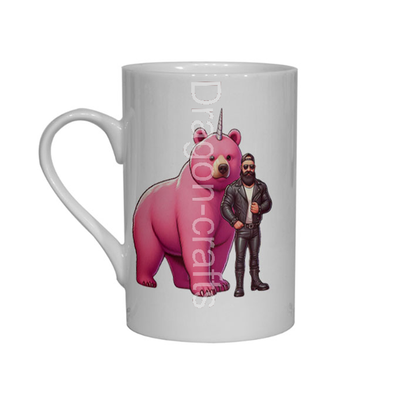 Bone China Mug  - Unicorn rider - 32