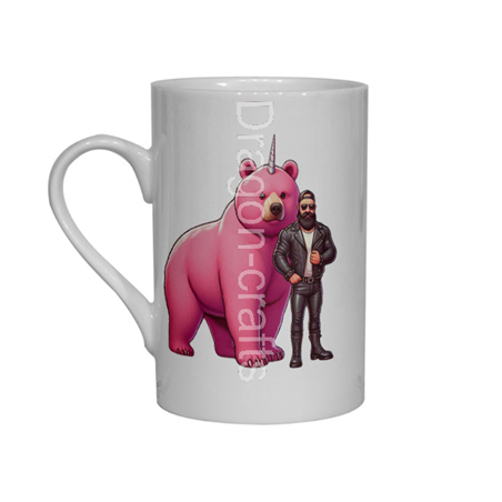 Bone China Mug  - Unicorn rider - 32
