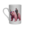 Bone China Mug  - Unicorn rider - 34