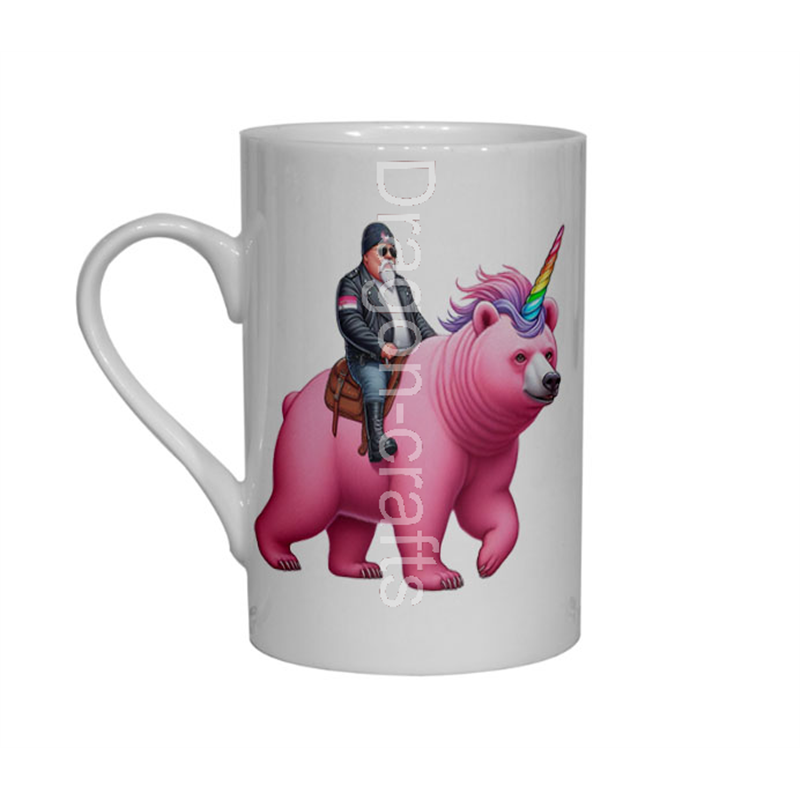 Bone China Mug - Unicorn rider - 37 Bone China Mug - Unicorn rider - 37