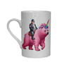Bone China Mug  - Unicorn rider - 37
