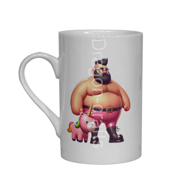 Bone China Mug  - Unicorn rider - 46