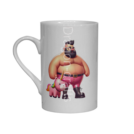 Bone China Mug  - Unicorn rider - 46