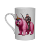 Bone China Mug  - Unicorn rider - 47