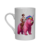 Bone China Mug  - Unicorn rider - 49