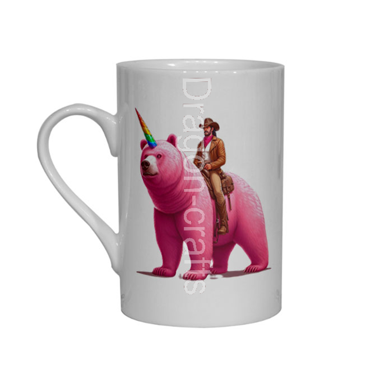 Bone China Mug  - Unicorn rider - 51