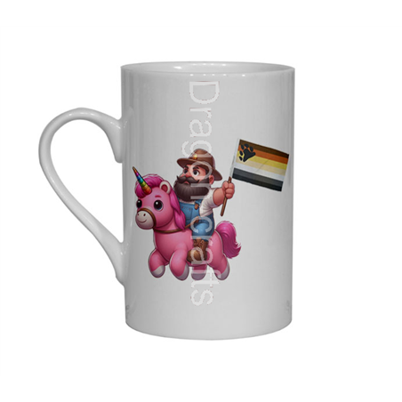 Bone China Mug  - Unicorn rider - 53