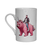 Bone China Mug  - Unicorn rider - 6