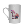 Bone China Mug  - Unicorn rider - 61