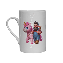 Bone China Mug  - Unicorn rider - 62