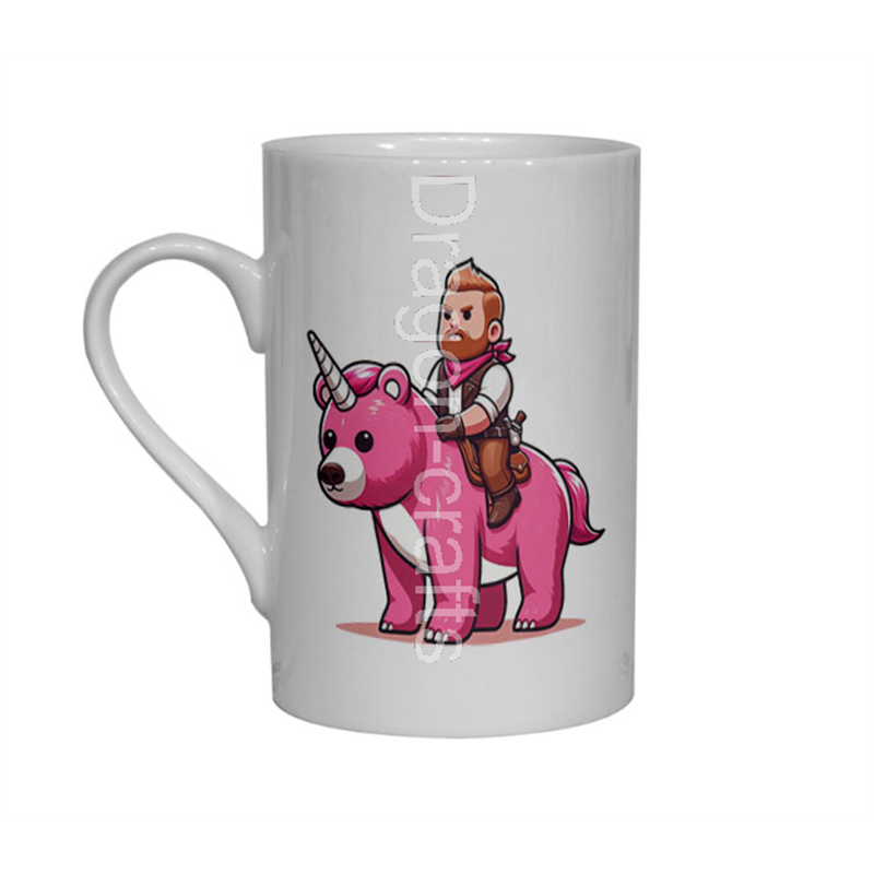 Bone China Mug  - Unicorn rider - 7