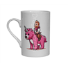 Bone China Mug  - Unicorn rider - 7