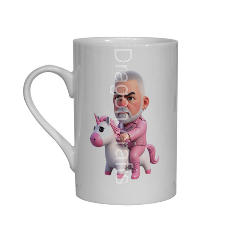 Bone China Mug - Unicorn rider - 8 Bone China Mug - Unicorn rider - 8