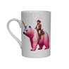 Bone China Mug  - Unicorn rider - 9