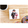 CERAMIC TILE COASTER/ TRIVET - Unicorn rider - 13