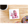 CERAMIC TILE COASTER/ TRIVET - Unicorn rider - 26
