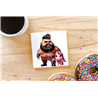 CERAMIC TILE COASTER/ TRIVET - Unicorn rider - 33