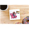 CERAMIC TILE COASTER/ TRIVET - Unicorn rider - 53