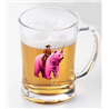 Glass Tankard - Unicorn rider - 1
