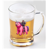 Glass Tankard - Unicorn rider - 10