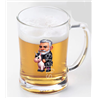 Glass Tankard - Unicorn rider - 11