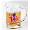 Glass Tankard - Unicorn rider - 12