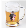 Glass Tankard - Unicorn rider - 13