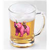 Glass Tankard - Unicorn rider - 14
