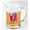 Glass Tankard - Unicorn rider - 15